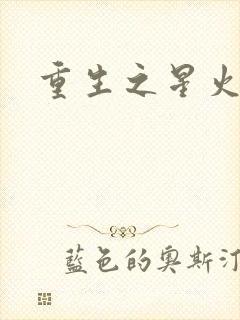 重生之星火燎原