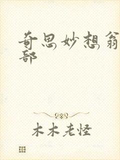 奇思妙想翁十三部