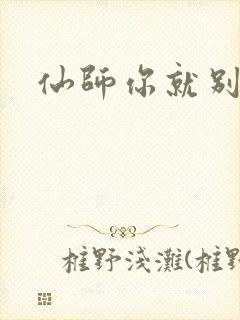 仙师你就别装了