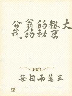 公翁的粗大放进我的秘密