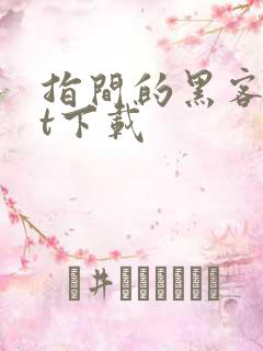 指间的黑客txt下载