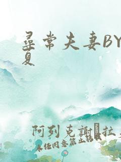 寻常夫妻BY写夏