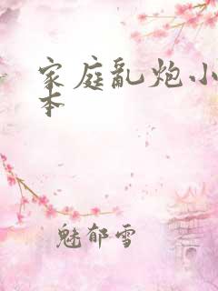 家庭乱炮小说全本