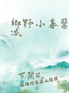 乡野小春医无删减