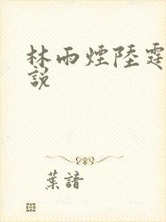 林雨烟陆霆琛小说