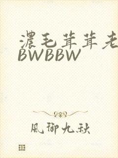 浓毛茸茸老太BBWBBW