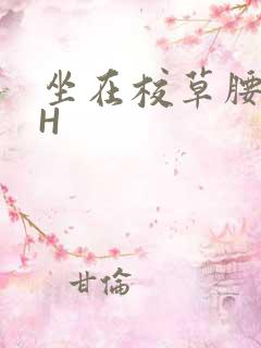 坐在校草腰上动H
