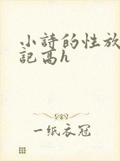 小诗的性放荡日记高h
