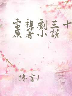 电视剧三十而已原著小说