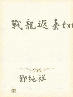 战龙返秦txt