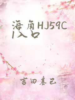海角HJ59C1入口