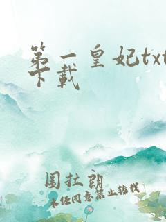 第一皇妃txt下载