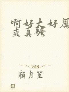 啊好大好厉害好爽真骚