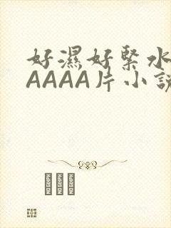 好湿好紧水多AAAAA片小说