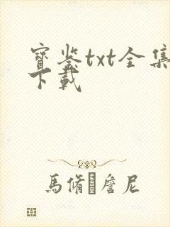 宝鉴txt全集下载