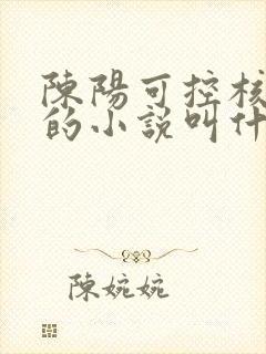 陈阳可控核聚变的小说叫什么名字