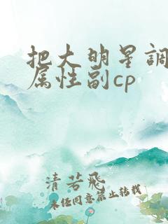 把大明星调成专属性副cp
