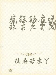 疯狂的夜晚小说苏柔免费阅读