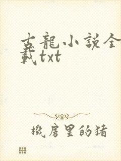 古龙小说全集下载txt