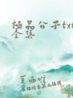 极品公子txt全集