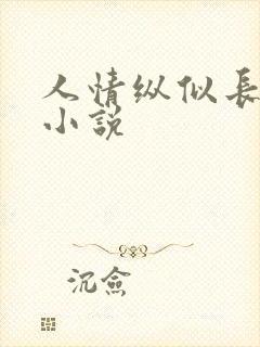 人情纵似长情月小说