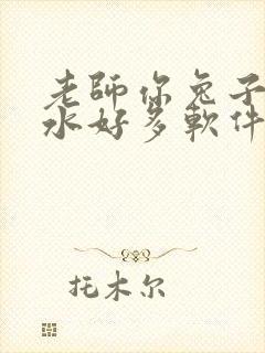 老师你兔子好软水好多软件