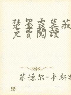 楚墨霆慕薇小说免费阅读