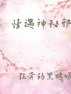 情遇神秘邪少