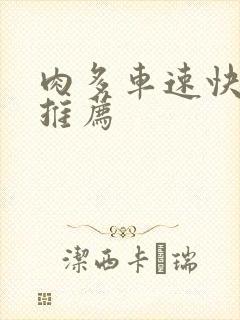 肉多车速快的书推荐