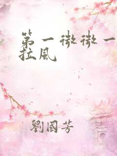 第一微微一笑很拉风