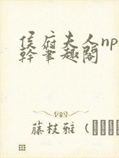 侯府夫人np高干笔趣阁