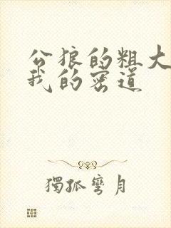 公狼的粗大挺进我的密道