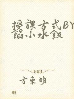 授课方式BY肉馅小水饺