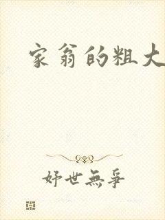 家翁的粗大