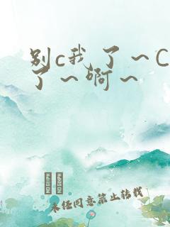 别c我了～C烂了～啊～