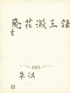 飞花溅玉录txt
