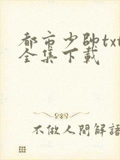 都市少帅txt全集下载