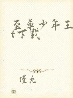 至尊少年王txt下载