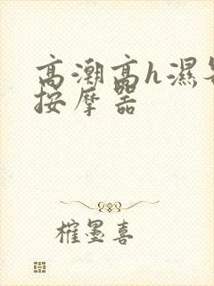 高潮高h湿各种按摩器