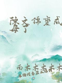 陈文锦变成西王母了