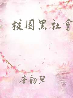 校园黑社会小说