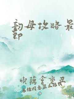 韵母攻略最新章节