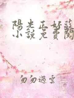 阳光正好苏玥玥小说免费阅读无弹窗