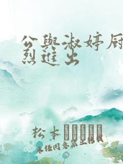 公与淑婷厨房猛烈进出