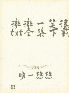 微微一笑很倾城txt全集下载
