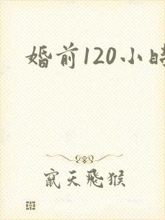 婚前120小时