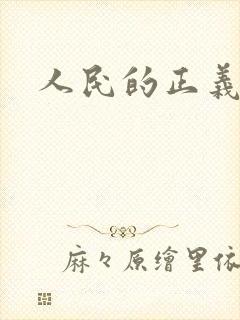 人民的正义小说