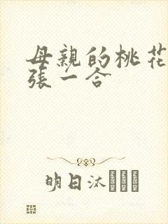 母亲的桃花源一张一合