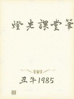 灯光课堂笔记