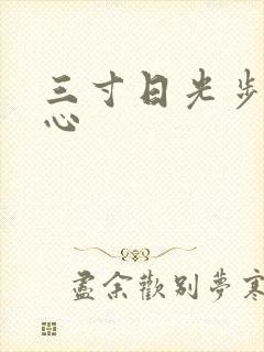 三寸日光步步惊心